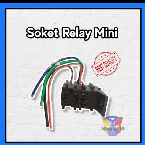 Jual Relay Denso V Kaki Lengkap Soket Relay Untuk Ac Mobil