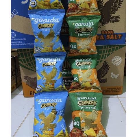 Jual Garuda Crunchy Potato Net Rasa Bbq Renceng Shopee Indonesia