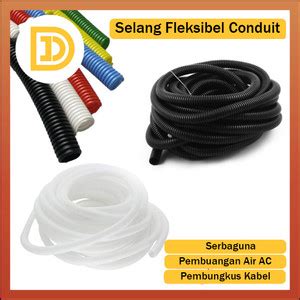 Jual Selang Flexible Conduit Pelindung Kabel Fleksibel Spiral Selang