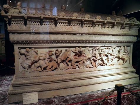 Alexander Sarcophagus Long Side A Istanbul Archaeology Museum A