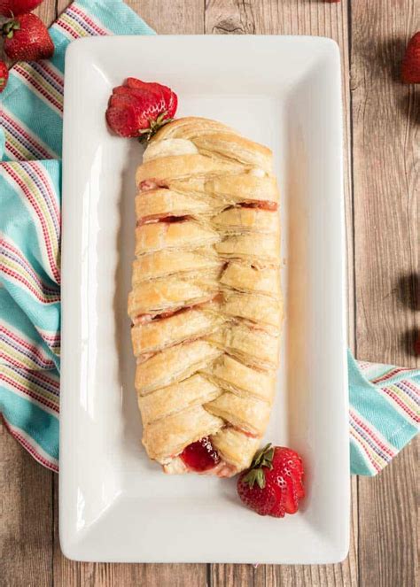 30 Minute Strawberry Cream Cheese Danish The Happier Homemaker