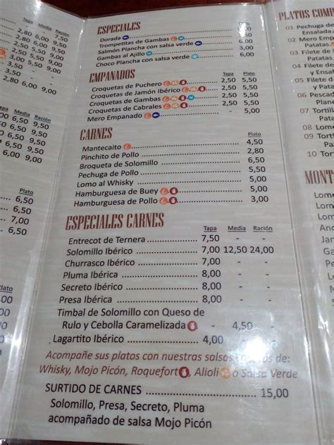 Carta De Cafeteria Restaurante Los Arcos Aznalc Llar