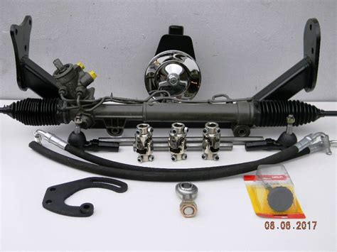 55 56 57 Chevy Power Steering Rack And Pinion Conversion Quick Ratio