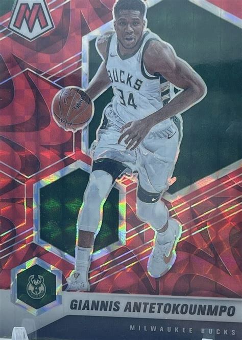 Giannis Antetokounmpo Mosaic Reactive Red Sgc Price Guide