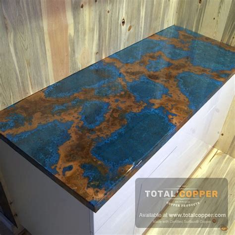 Azul Patina Copper Sheet Heavy 24 Gauge Color Copper Patina Copper