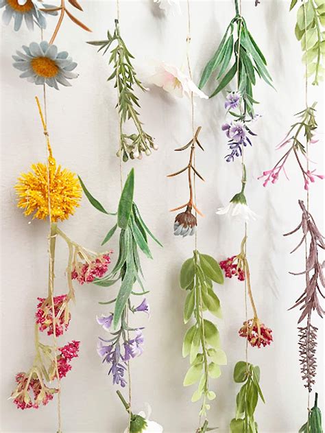 Wildflower Garland Floral Garland Hanging Flowers Wedding Flower