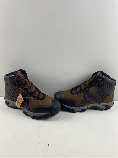 Nwob Avenger Crosscut Brown Leather Steel Toe Waterproof Lace Up Boots Mens 14 M Ebay