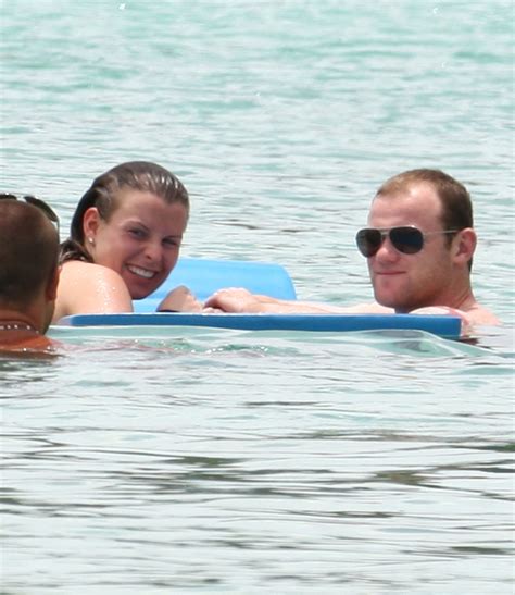 Photos Of Pregnant Bikini Clad Coleen Rooney And Husband Wayne Rooney On Holiday In Barbados