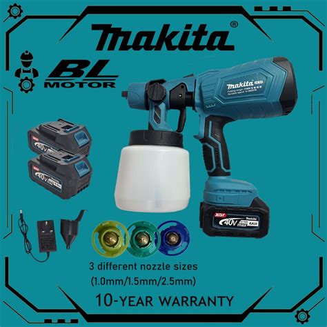 Makita Portable Electric Cordless Spray Gun 1000ml Paint Sprayer