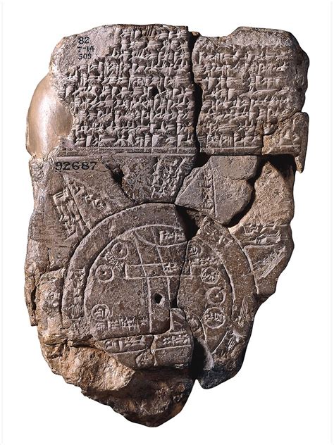 "Babylonian world map - clay tablet" Poster by yalchin | Redbubble