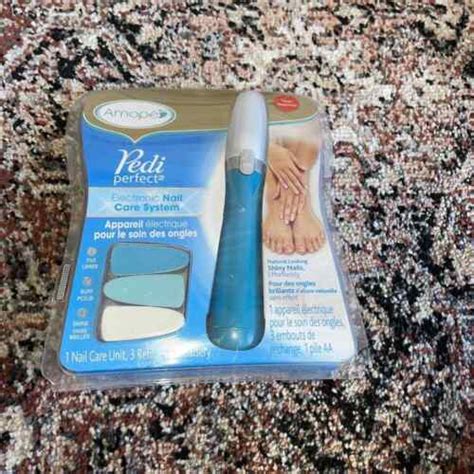 Amope Pedi Perfect Electronic Pedicure Foot File Callus Blue