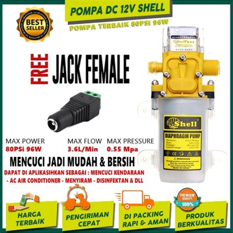 Jual Shell Pompa Air Dc V High Pressure Car Washing Water Diaphragm