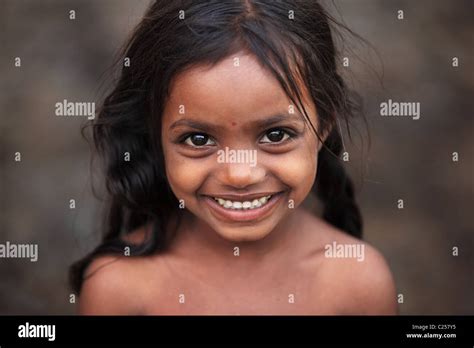 Girl Andhra Pradesh South India Stock Photo Alamy