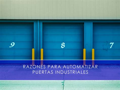 Razones Para Automatizar Puertas Industriales Mart N Vecino