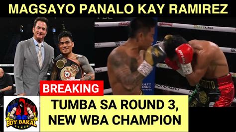 Highlights Mark Magsayo Panalo Kay Eduardo Ramireznew Wba Inter Continental Featherweight