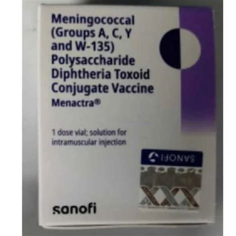 Meningococcal Conjugate Vaccine at Rs 4200/vial | Meningococcal ...