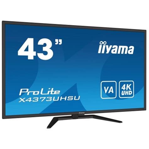 מסך מחשב IIYAMA 42 5 ProLite Ultra HD 4K VA Speakers X4373UHSU B1 א