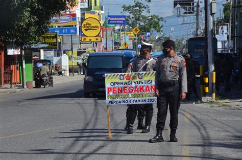 Pacu Kedisiplinan Masyarakat Polda Gorontalo Perketat Protokol