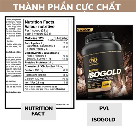 Pvl Iso Gold 5lbs Whey Protein Mới 2025