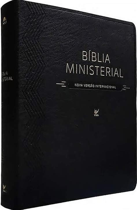 B Blia De Estudo Ministerial Luxo Preta Nvi A Partir De R