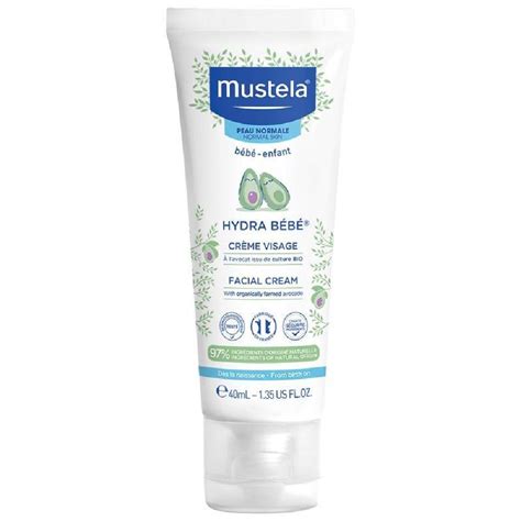 Mustela Hydra Bebe Facial Cream 40ML With Farmed Avocado Skincare