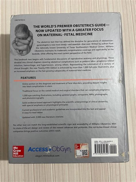 Williams Obstetrics 25th Edition Hobbies And Toys Books And Magazines