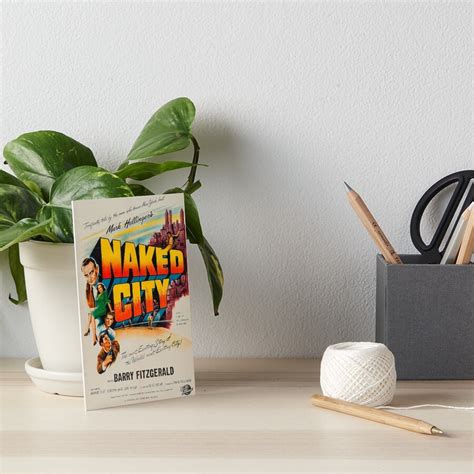Theatrical Release Poster For The Film The Naked City Art Board Print By Theekimbot