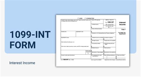 Tax Form 1099 Int ᐉ Printable Irs 1099 Int Form Interest Income And 2023