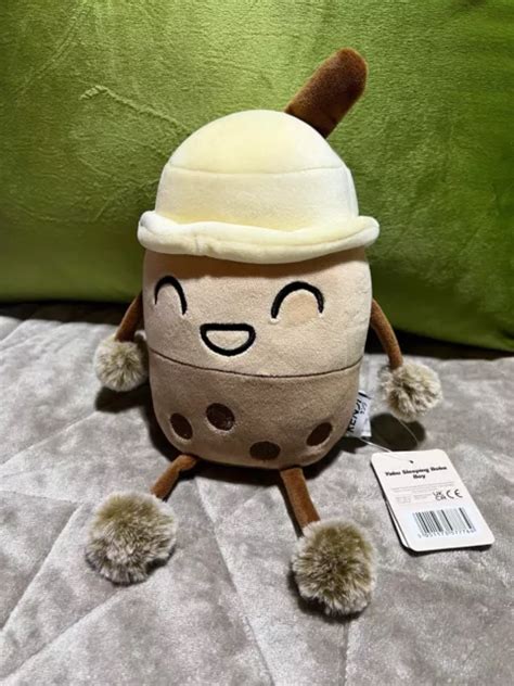 KENJI YABU SLEEPING Boba Boy Tea Plush Soft Toy Brand New Tags 7 20