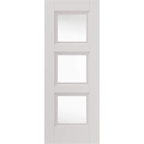 JB Kind Catton White Primed Glazed Internal Door 1981 X 838mm Wilko