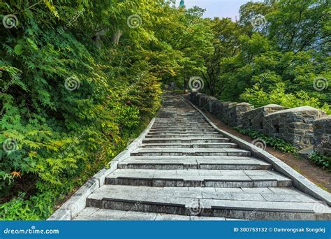 The Stairs Leading To N Seoul Tower A Must Visit Tourist Destination