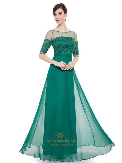 Dark Forest Green Prom Dress Linda Dress