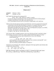 Mse Hw Pdf Mse Chemical And Electrochemical Properties