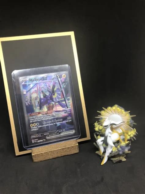 CARTE POKÉMON MIRAIDON Ex 244 198 full art alternate Écarlate Violet