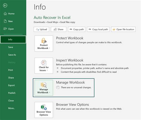 Auto Recover In Excel How To Enable And Recover Unsaved Files