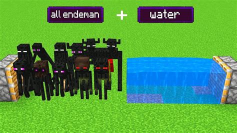 All Enderman Water Youtube