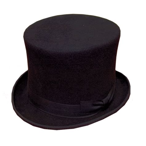 E1660 Black Felt Top Hat 60cm Ssp Hats