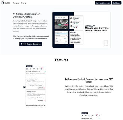 BuddyX Best Onlyfans CRM Chrome Extension