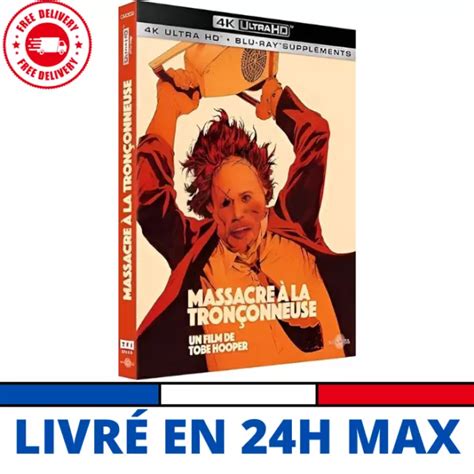 MASSACRE À LA tronçonneuse 4K Ultra HD Blu Ray Bonus neuf sous