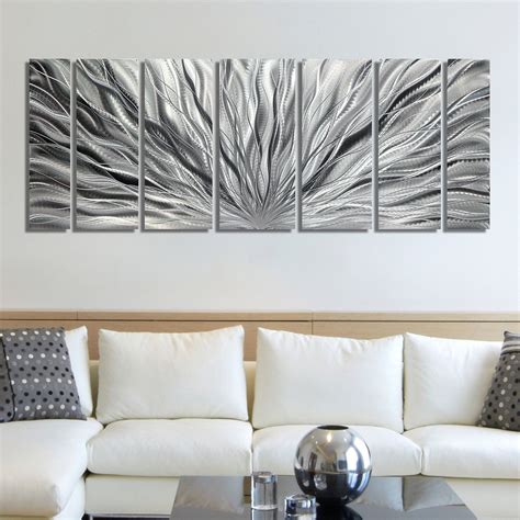 20 Best Ideas Silver Wall Art