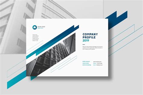 A4 Landscape Company Profile 16 Pages by Pro-Gh on Envato Elements ...