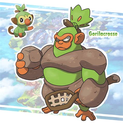 Grookey Evolution by CrazyWizBiz on DeviantArt