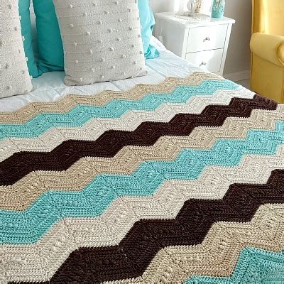 Patr N Manta Chevron Crochet Blog Handwork Diy