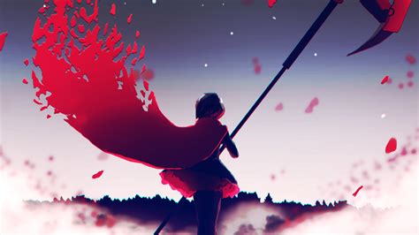 Wallpaper Anime Rwby Ruby Rose Character X Jonas