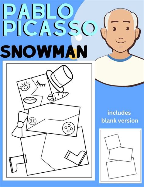 Pablo Picasso Snowman If Picasso Painted A Snowman Art Project