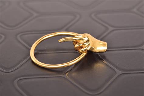 Fuck Off Ring Middle Finger Ring Fuck You Ring Statement Etsy