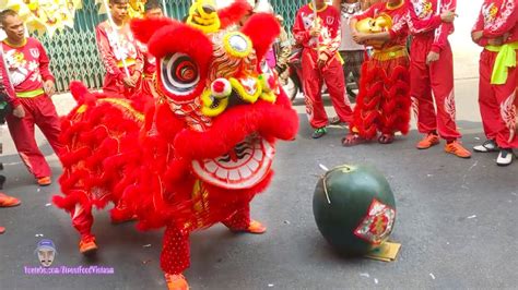 Múa Lân Hay Nhất 2020 Tinh Anh Đường Múa Lân Ăn Dưa Hấu - YouTube