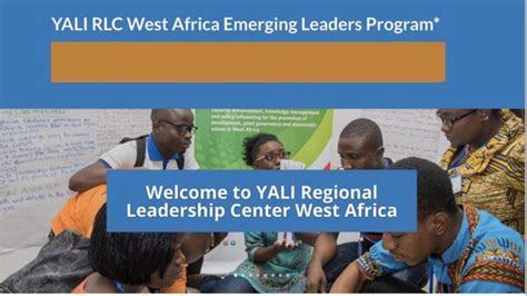 Apply 2023 Yali Rlc West Africa Emerging Leaders Program For Young