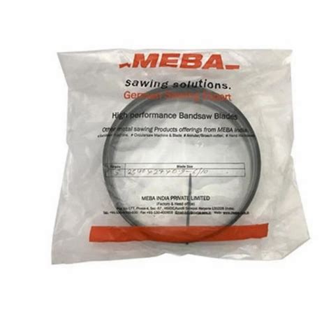 MEBA Band Saw Blades High Speed Steel At Rs 750 Piece In Amritsar ID