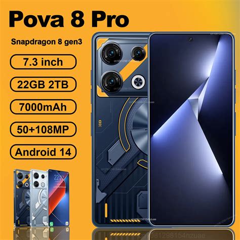 Original Pova Pro Smartphone G Inch Hd G Tb Cell Phone Dual